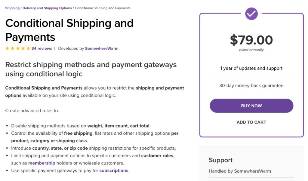 WooCommerce Shipping and Payments Plugin Website